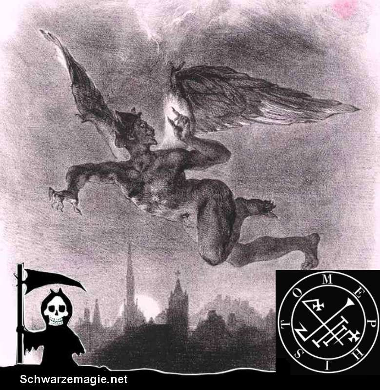 Der Dämon Mephistopheles ist bekannt aus Goethes Faust. Auf Schwarzemagie.net findest du einen Artikel, wie du einen Pakt mit dem Teufel schließen kannst.