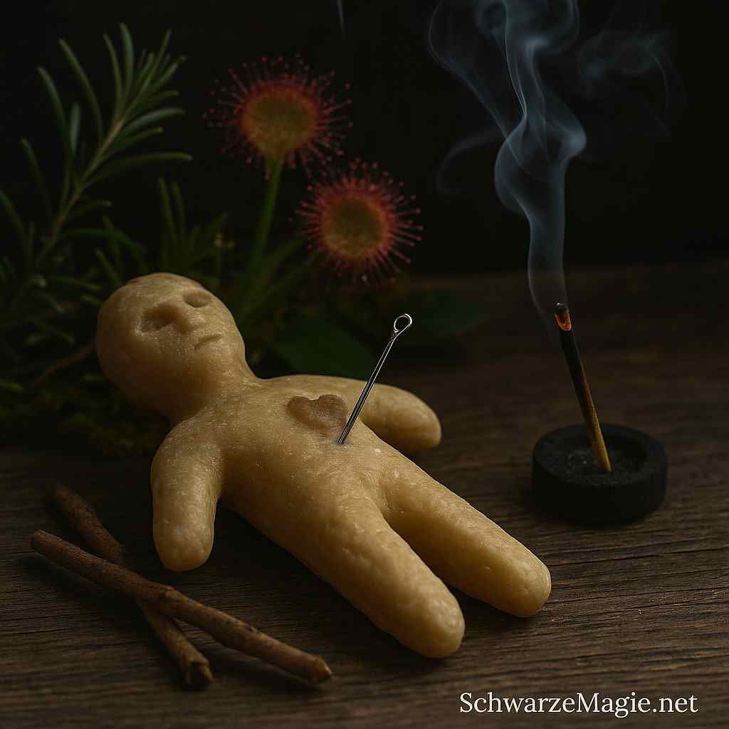 Ein Liebeszauber mit einer Wachspuppe ist ein altes Ritual, bei dem durch symbolische Handlungen und persönliche Gegenstände eine energetische Verbindung zur gewünschten Person hergestellt wird.