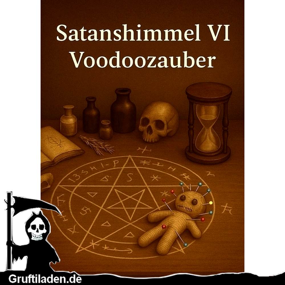 In Satanshimmel 6 – Voodoozauber entfaltet sich ein düster-mystisches Werk voller kraftvoller Rituale, okkulter Puppenmagie und intensiver Beschwörungen, das Einblicke in die geheimnisvolle Welt des Voodoo gewährt.