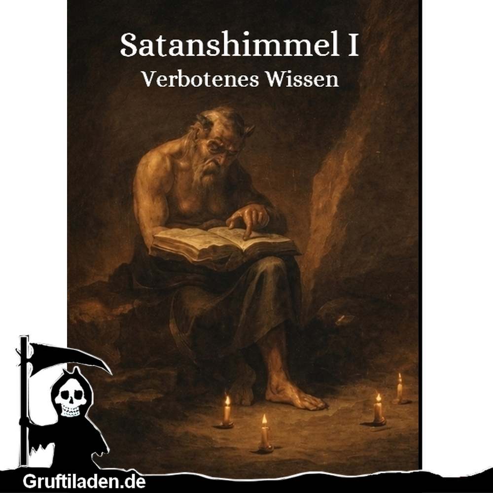 Das Buch „Satanshimmel 1 – Verbotenes Wissen“ gibt es bei Gruftiladen.de.